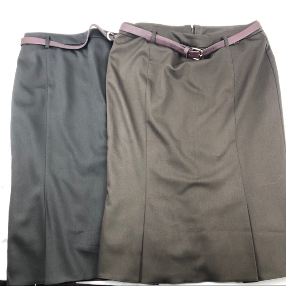 Guzella two pencil with belt skirts size 8 - Picture 2 of 6